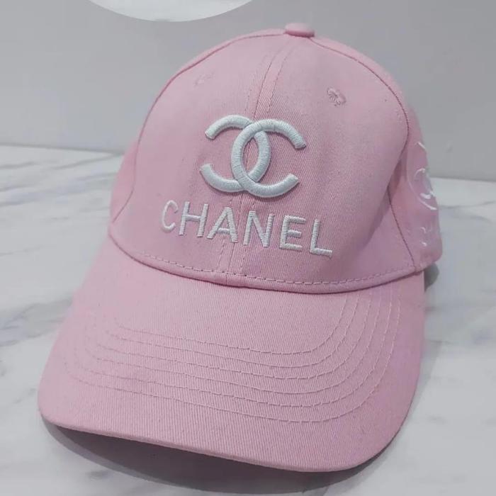 Topi chanel pink preloved item
