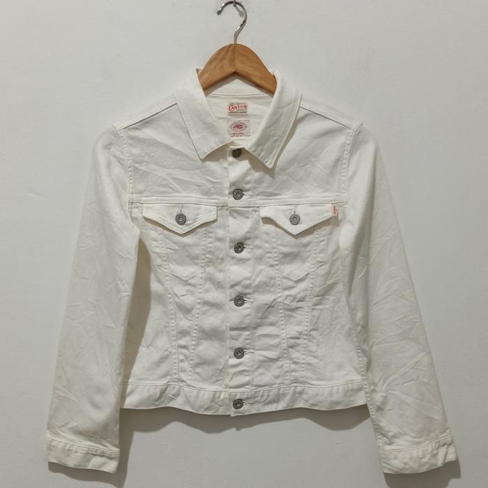 Canton Overalls x J.Press Red Label Trucker Denim Jacket Made in Japan