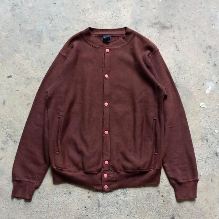 vintage good on sweat button stadium jacket visvim kapital apc