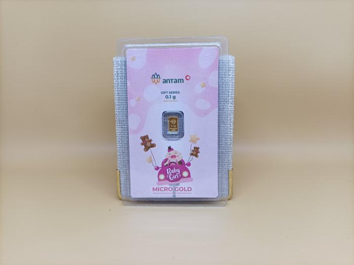 Logam Mulia ANTAM Micro Gold Baby Girl Mobil 0,1 gram