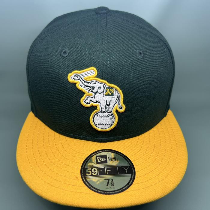 Topi New Era x MLB Oakland Athletics Cap Green Yellow