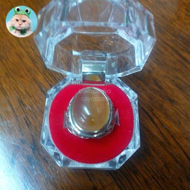 Batu cincin cempaka madu aceh kristal langka