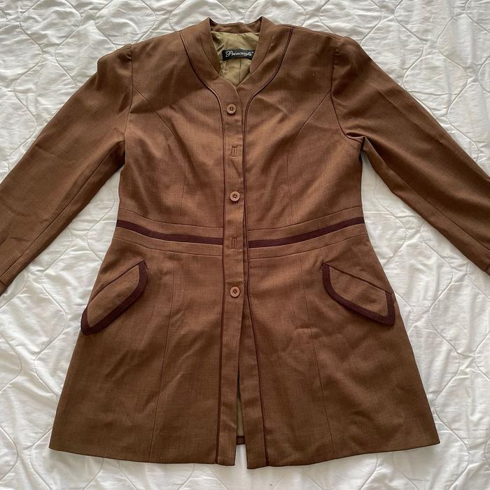 Preloved satu set baju setelan blazer kantor wanita