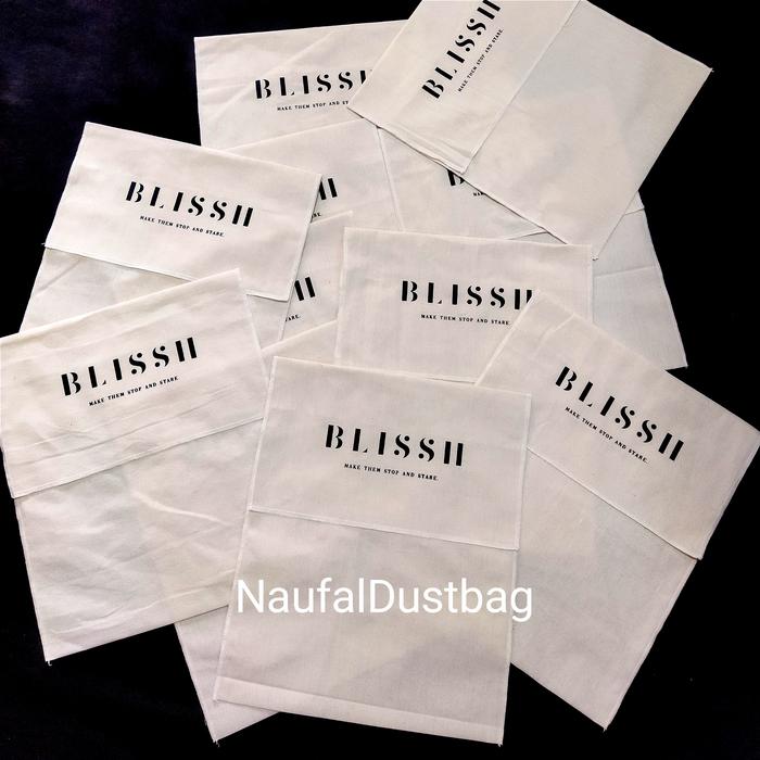 Dustbag pouch model amplop Sablon Custom size