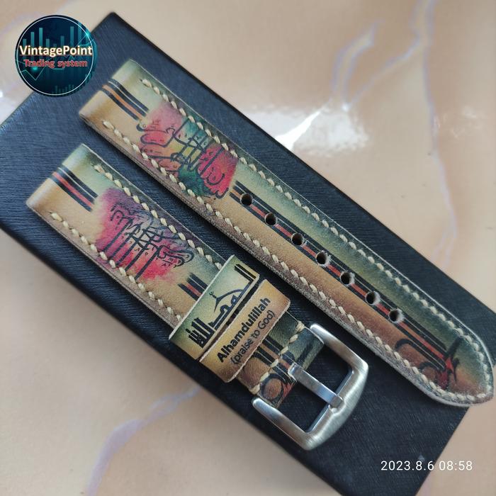 Tali Jam Tangan Seiko Citizen Orient Strap Kulit Vintage 20 mm Arabic