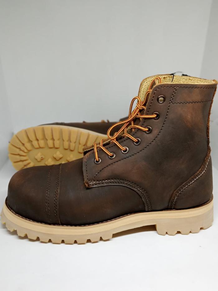 sepatu boots enginering boots leather