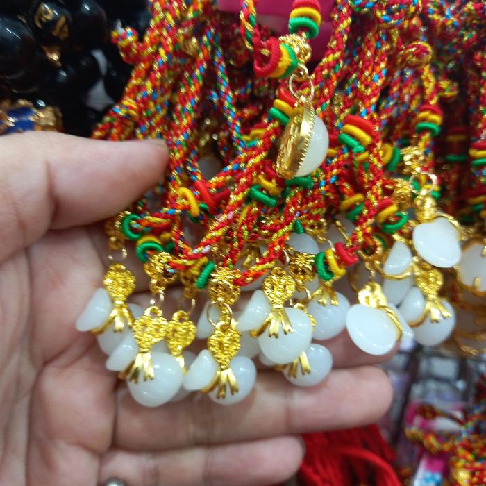 gelang rejeki tali pancawarna kantong harta rejeki harta cantik