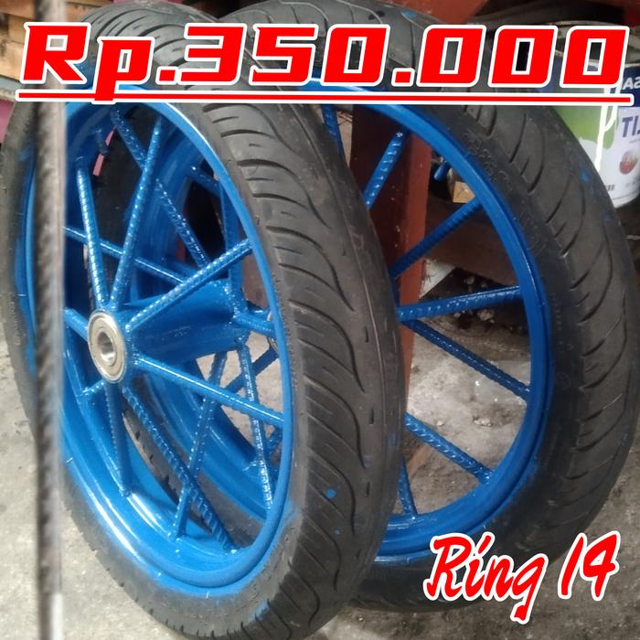 roda gerobak dorong ring 14