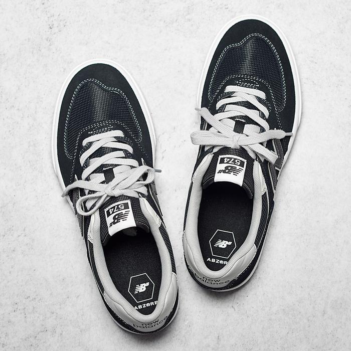 New Balance Numeric 574 Black/Grey 100% authentic