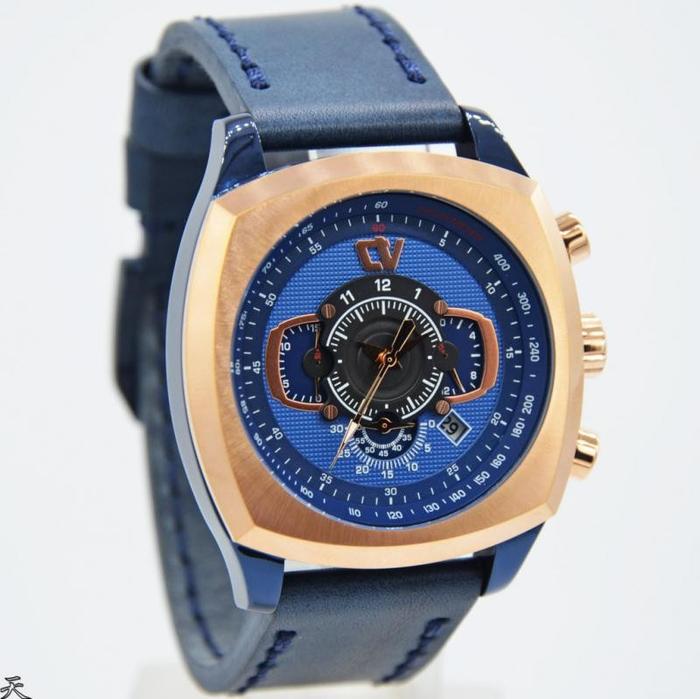 Jam Tangan Pria Christ Verra CV C75048G-2J BLU Original