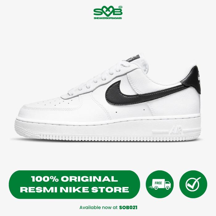 Sepatu Sneakers Nike Women AF1 '07 Triple White/Black - DD8959-103