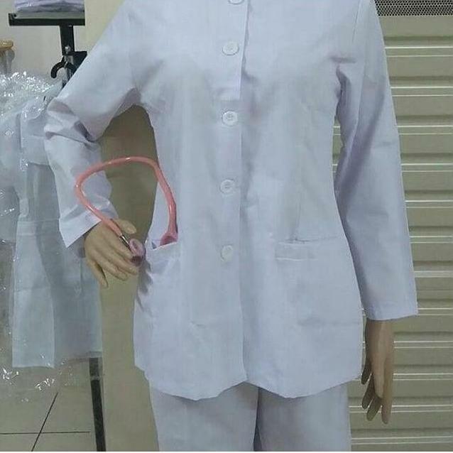 SATU STEL BAJU PERAWAT WANITA / JAS PERAWAT DAN CELANA PERAWAT