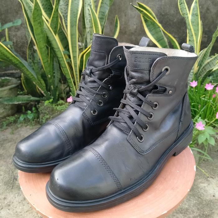 Sepatu Second Boots Brand Import Kulit Asli Size 39 Insole 24,5 cm
