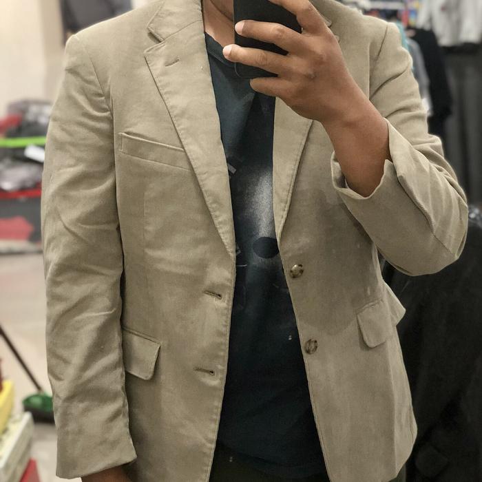 blazer corduroy jos a bank coksu cakep
