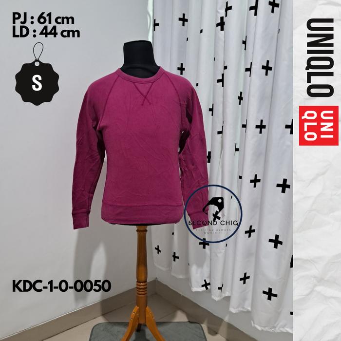 Crewneck UNIQLO ORIGINAL | Crewneck Pria | Sweater UNIQLO | Crewneck