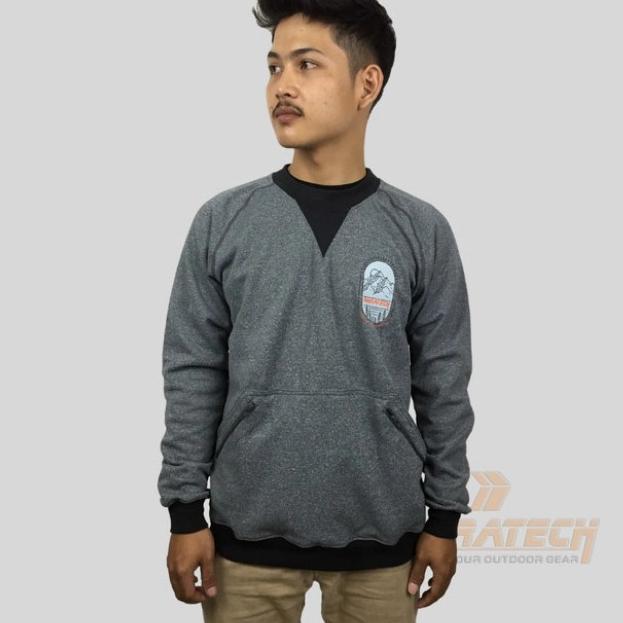Sweater Baratech Hoodie Vnex Original Grey Black