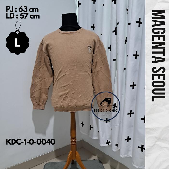 Crewneck MAGENTA SEOUL ORIGINAL | Crewneck Pria | Sweater MAGENTA