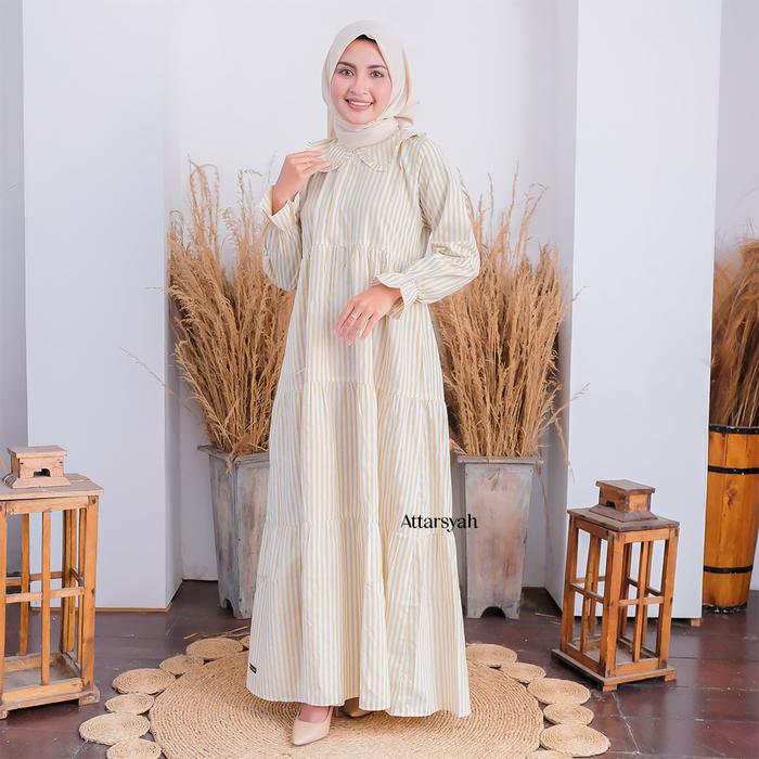 Baju Gamis Muslim Islami Dress Remaja Sarimbit Wanita DAMAR