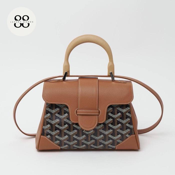 Goyard Saigon Souple Mini Bag Black Tan