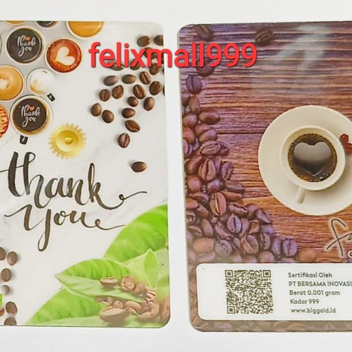 BIG THANKYOU COFFEE MICRO GOLD MINI 0.001 GR