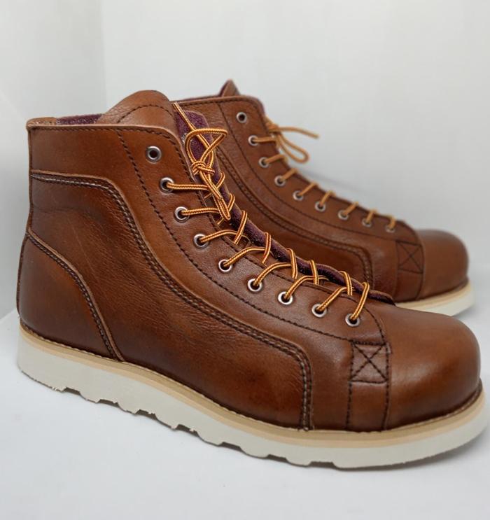 monkey boots xrider leather non safety ll sepatu xrider monkey boots