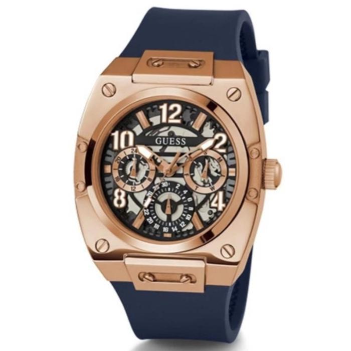 GUESS GW0569G3 Jam Tangan Analog Pria Rubber Original
