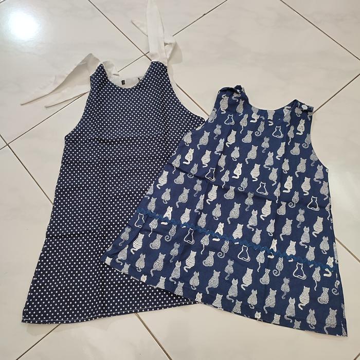 preloved dress anak 4-5T made in bangkok dapat 2 baju