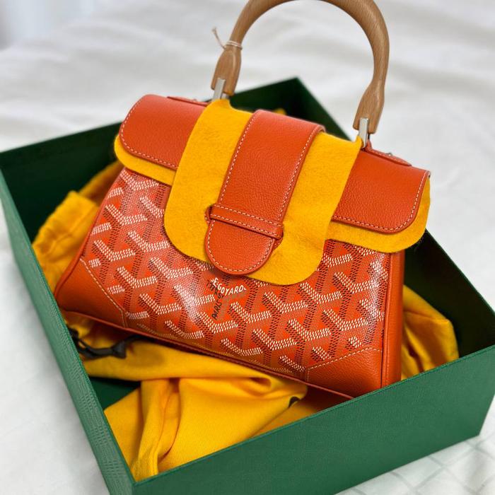 Goyard mini saigon souple orange