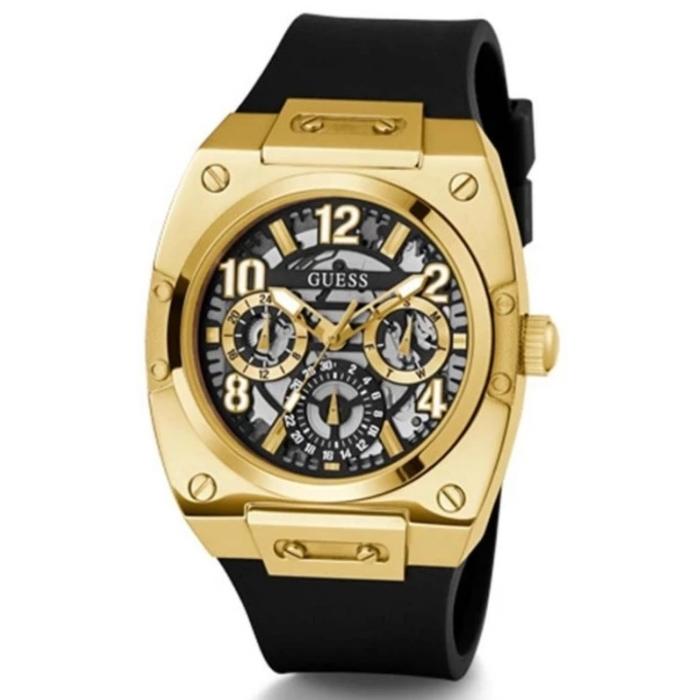 GUESS GW0569G2 Jam Tangan Analog Pria Rubber Original