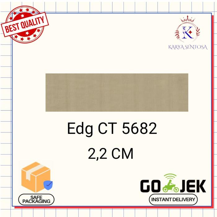 CARTA EDGING PVC URAT KAYU CT 5682 UKURAN 1 × 22 MM