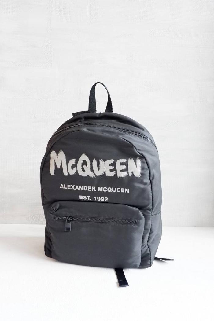 Tas original - Alexander McQueen Graffiti Logo Backpack