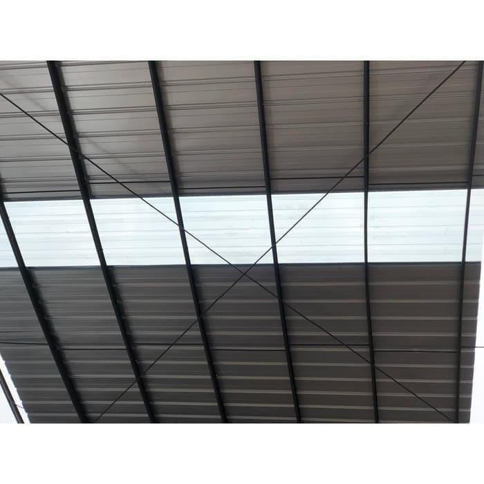 Spandek Transparant 1000  Panjang 3.00 M - Atap Spandek Transparan Polycarbonate