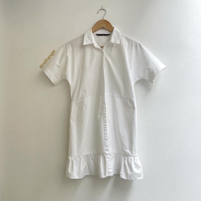 ZARA Frilly Shirt Dress
