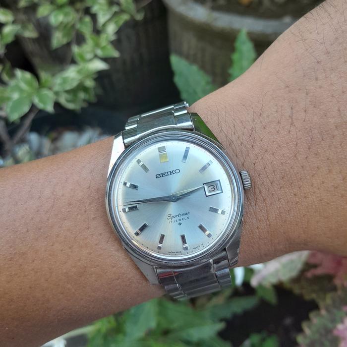 Jam tangan Rare Vintage 1969's Seiko sportsman 6602 9982 17 jewels