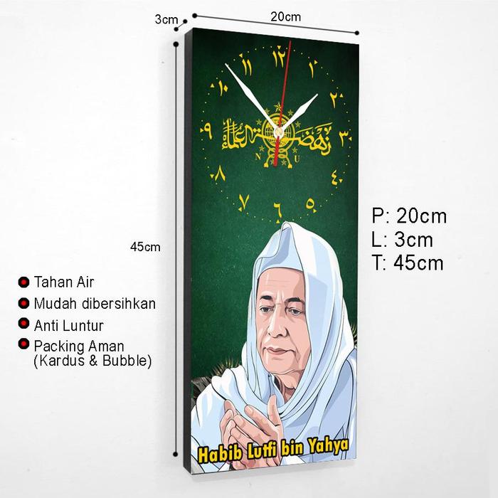 Jam Dinding Nu Nahdlatul Ulama Mbah Hasyim Habib Lutfi Banser