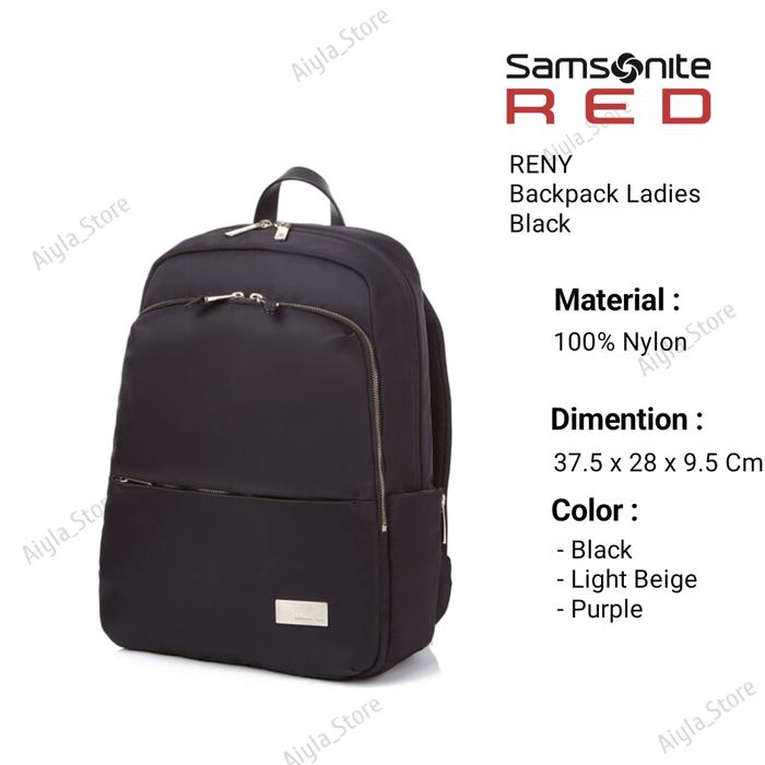 Backpack Samsonite Red Label Reny Tas Ransel Wanita Samsonite Reny
