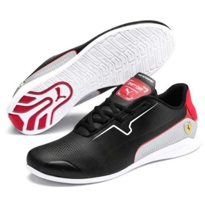 Puma Scuderia Ferrari Drift Cat 8 Black Grey Red High Premium Original