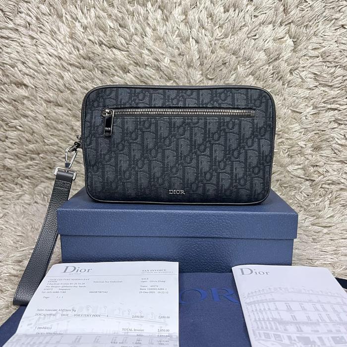 DIOR OBLIQUE KASAI CLUTCH 100% AUTHENTIC GUARANTE ORIGINAL