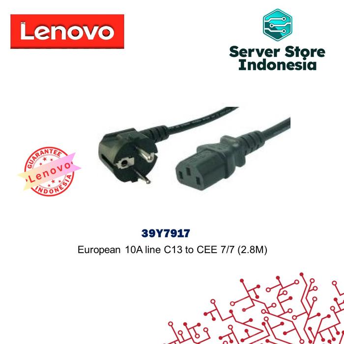 39Y7917 - European 10A line C13 to CEE 7/7 (2.8M)
