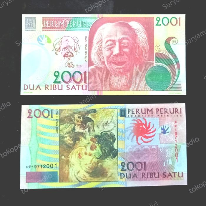 Testnote 2001 Affandi Peruri Souvenir Replika
