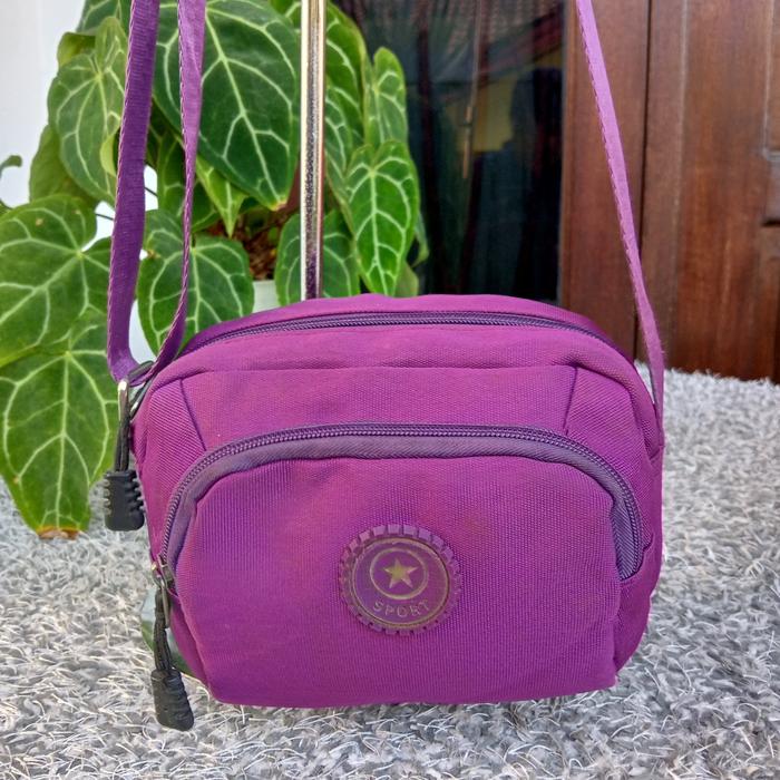 SECOND -TAS BRANDED - SPORT - SLING BAG - PARASUT - MULUS