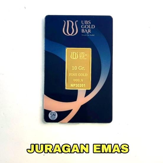Emas logam mulia lm ubs 10 gr gram