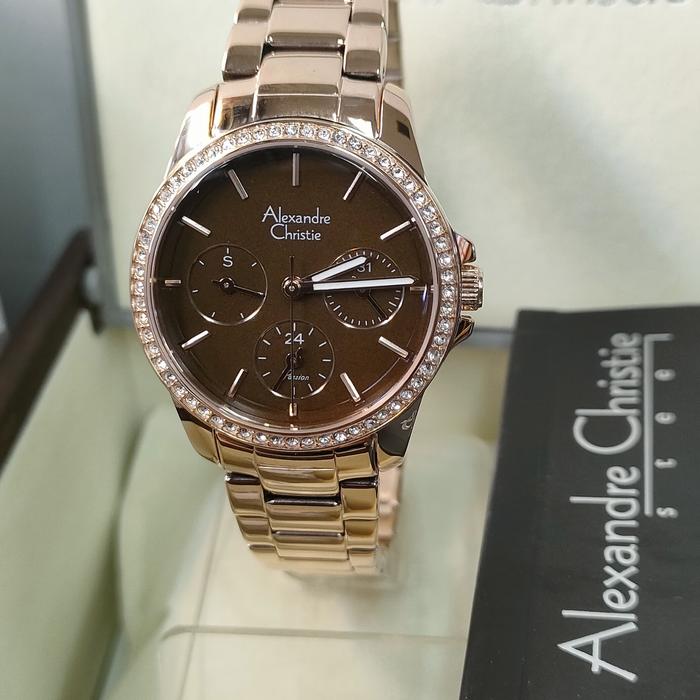 Jam Wanita ORIGINAL Alexandre Christie AC 2A97 BF All Stainless