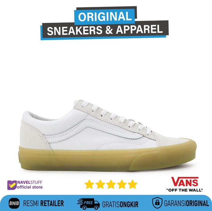 VANS Old Skool Style 36 Gum White Original BNIB Resmi (PT.Navya)