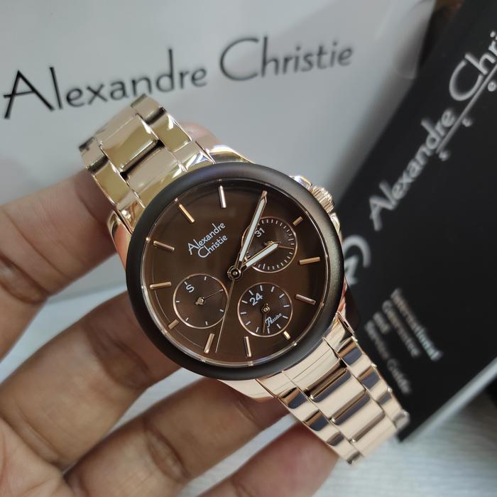 Jam Tangan Wanita ORIGINAL Alexandre Christie Ac 2A95 BF All Stainless