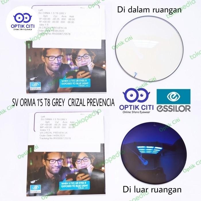 Lensa Crizal Essilor Bluechromic Transition Gen S Crizal Prevencia Original