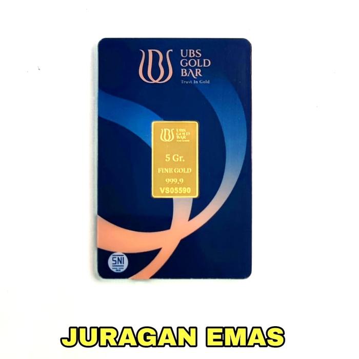Emas logam mulia lm ubs 5 gr gram