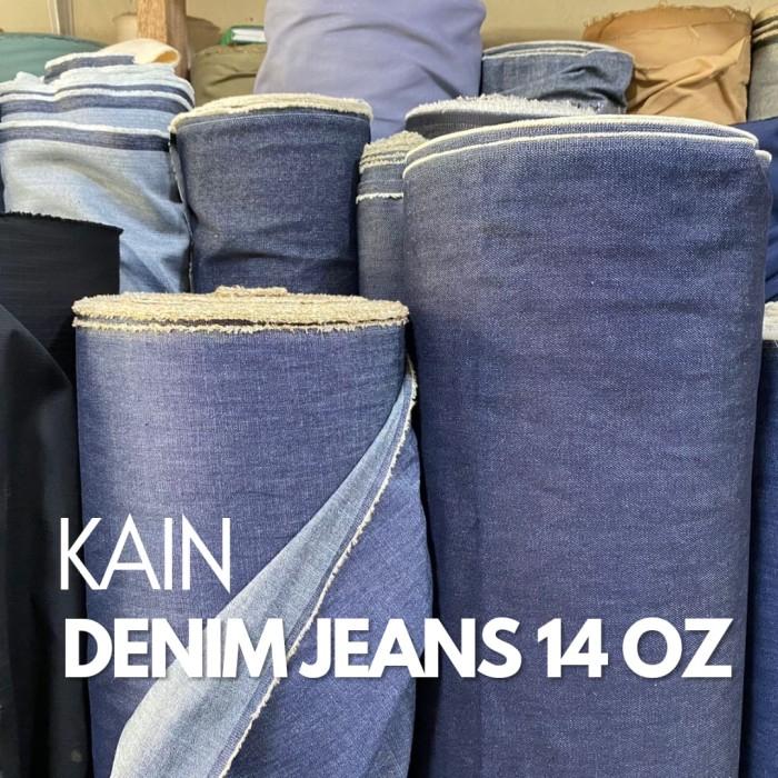 kain denim meteran jeans