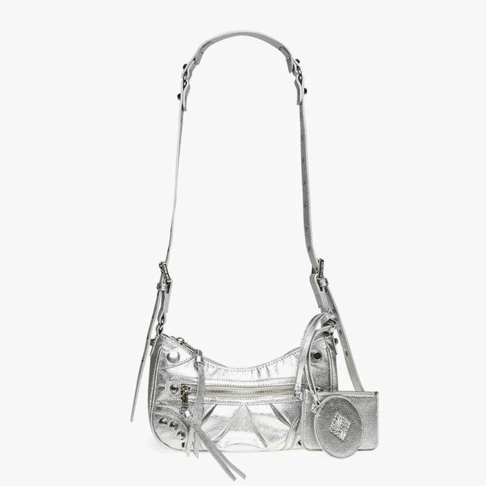 STEVE MADDEN Bglow-M Original Tas Selempang Wanita - Silver