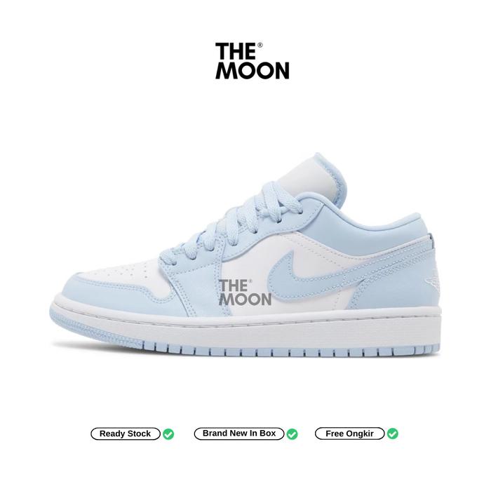 Sepatu Air Jordan - Air Jordan 1 Low Ice Blue Original